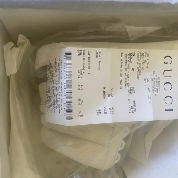 Gucci Ace Leather High-Top Sneaker